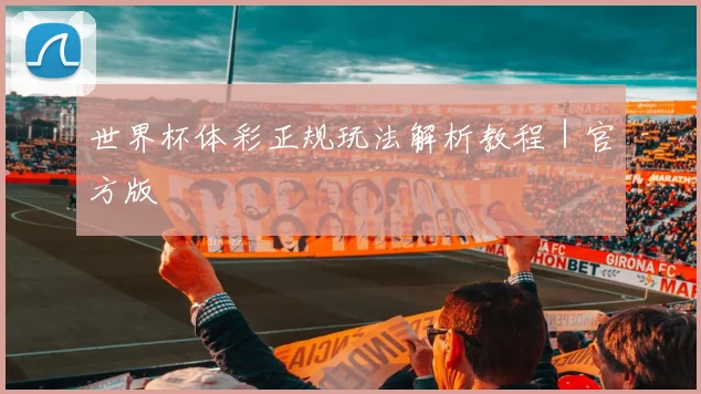 世界杯体彩正规玩法解析教程｜官方版